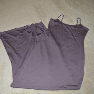 Maxi Dress Solid Color Halter Neck Cami Dress